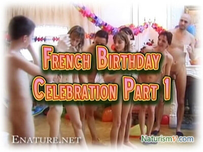 Французский День Рождения. Часть 1 / French Birthday Party Part 1 (Enature.net. RussianBare.com)